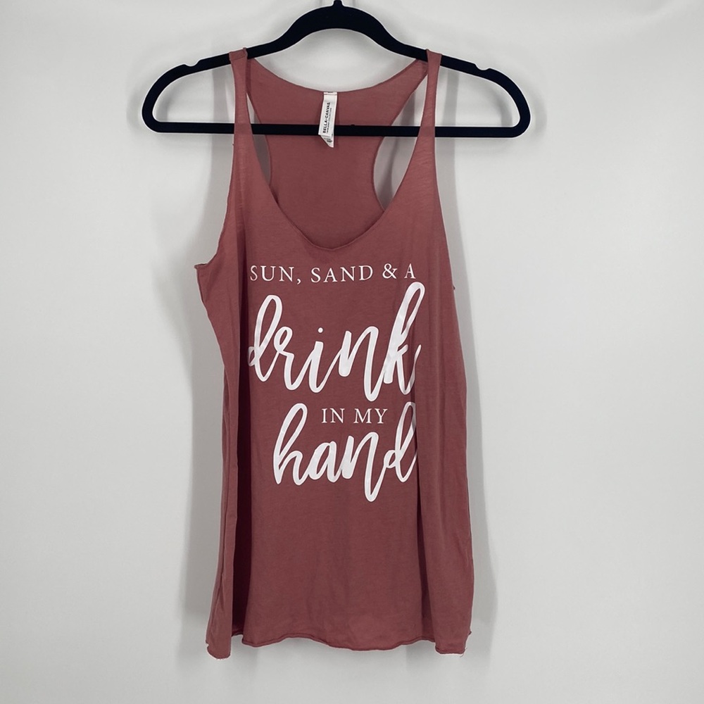 Sun, Sand & A Drink In My Hand Tank Top